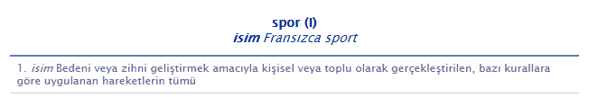Espor Nedir