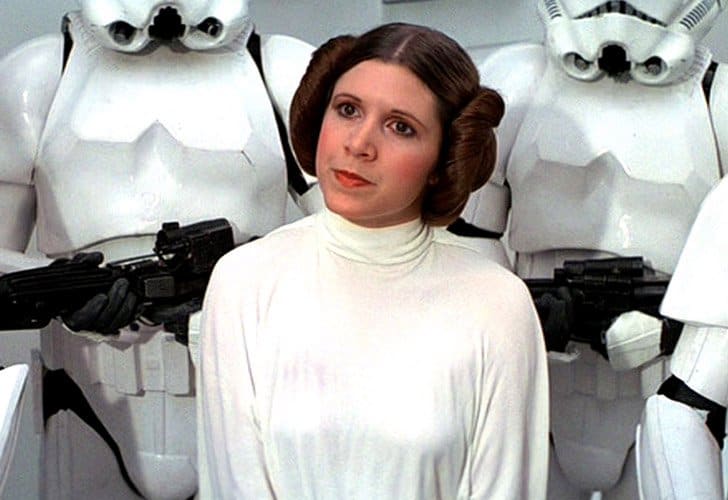 carrie fisher prenses leia