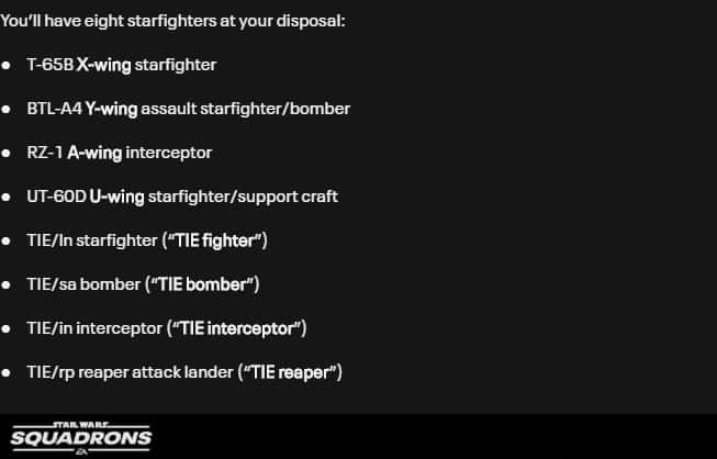 Star Wars: Squadrons