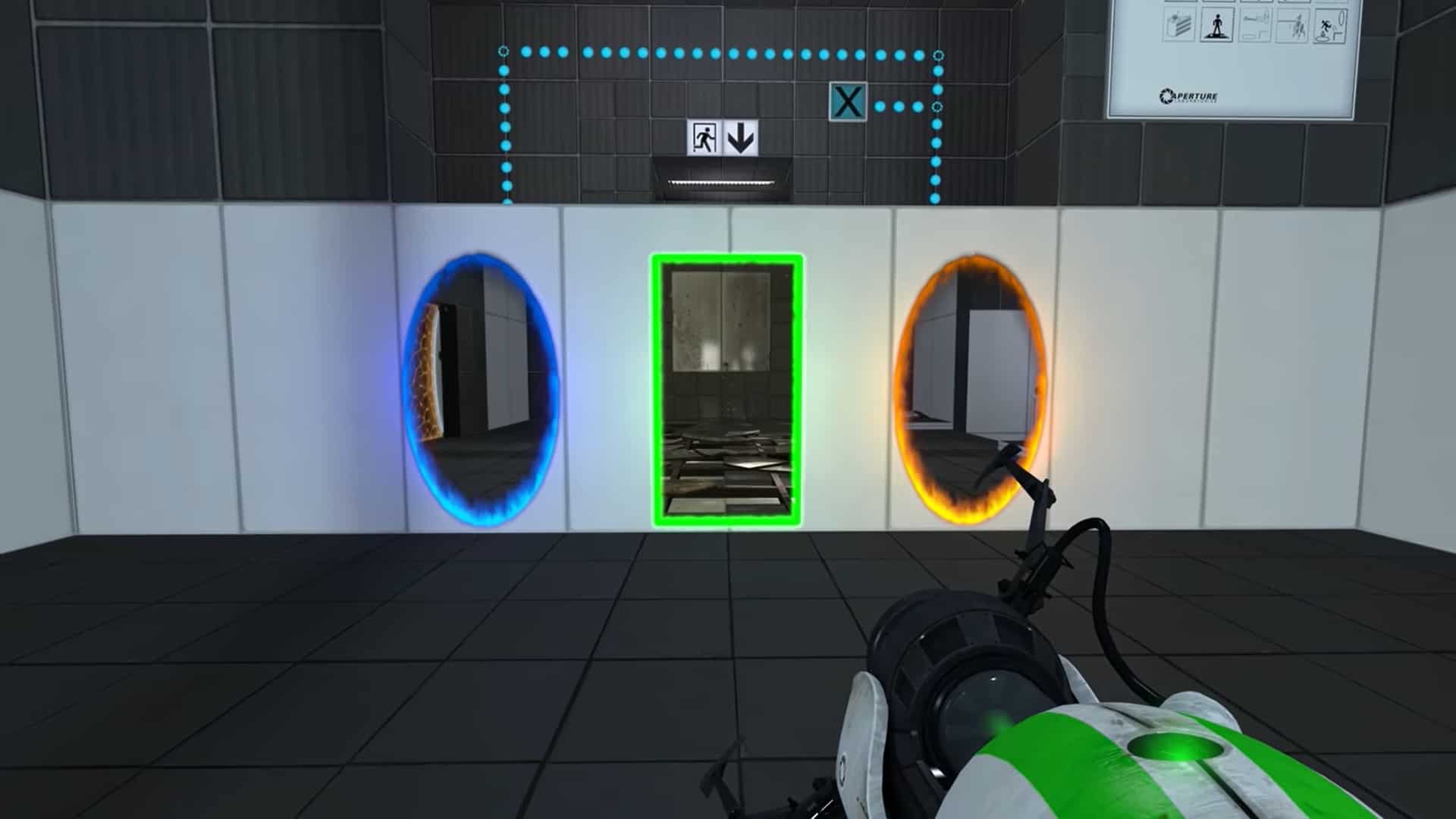Portal 2 зеленый портал фото 4