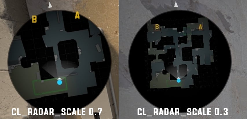 CS:GO harita kodları radar ölçeği