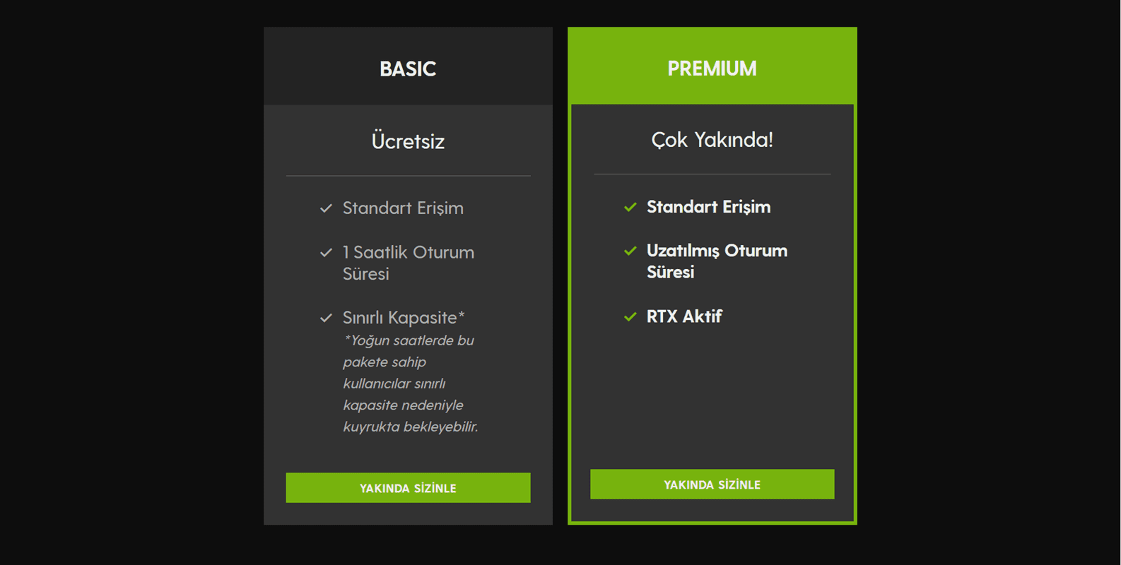 GeForce Now Türkiye Çıkış Tarihi