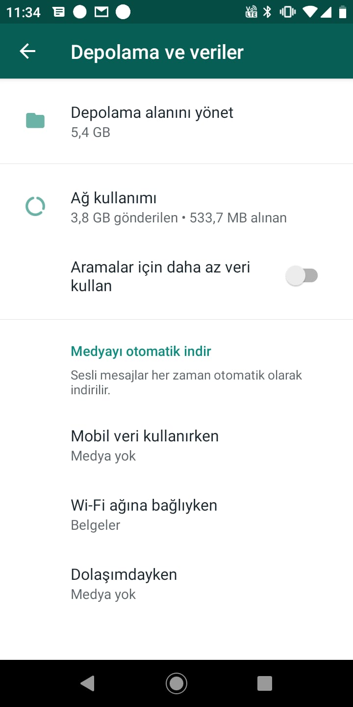 whatsapp depolama görseli