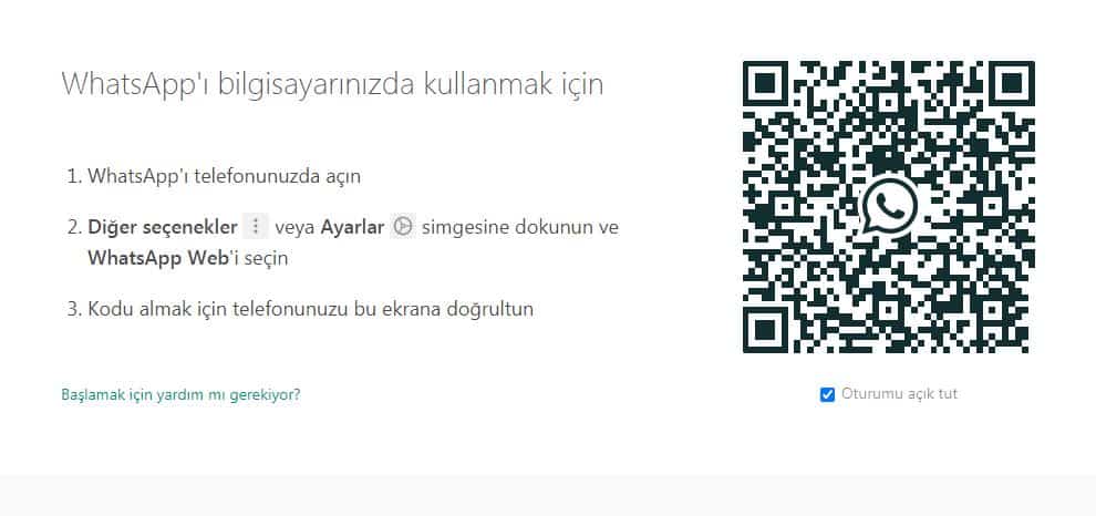whatsapp web nasıl yapılır