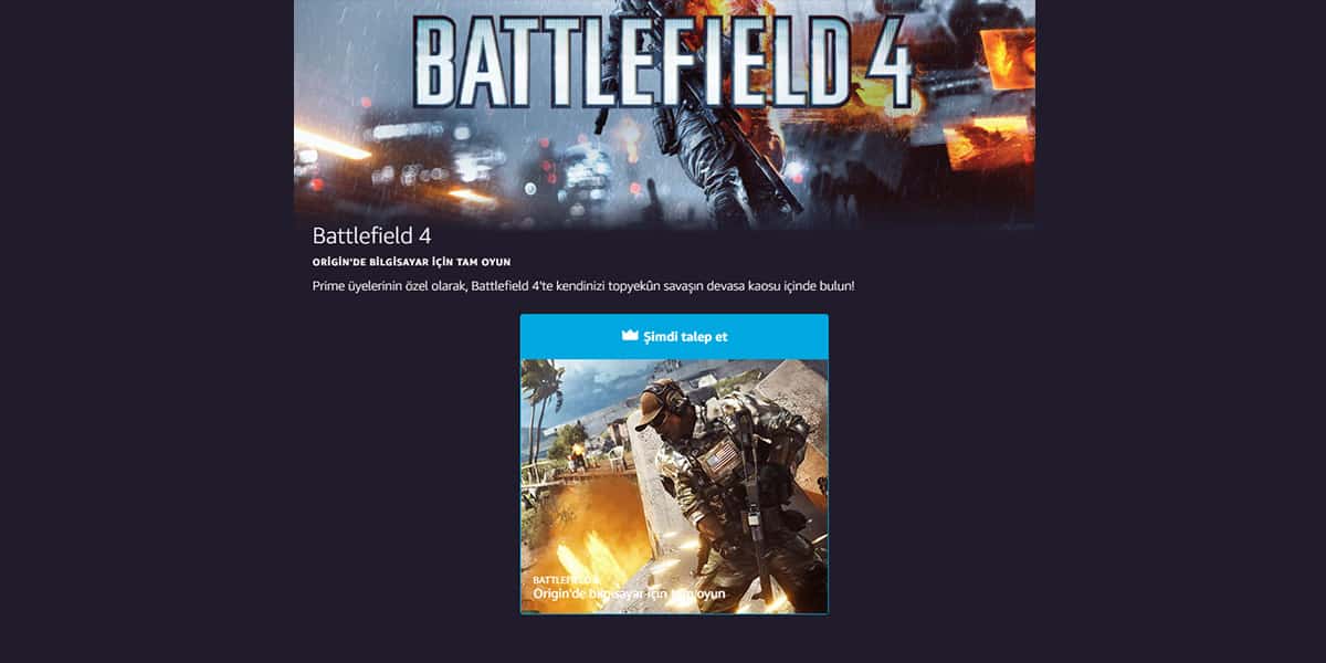 battlefield 4 amazon prime