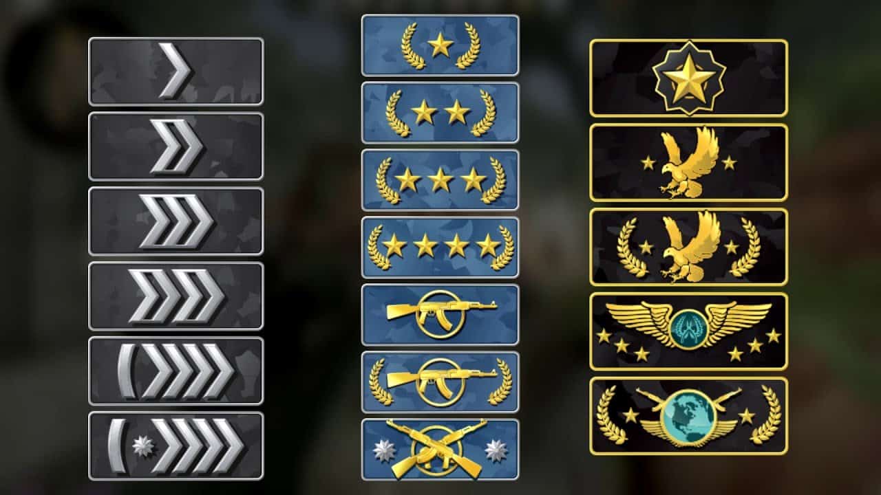 CS:GO Yoldaş Rankları