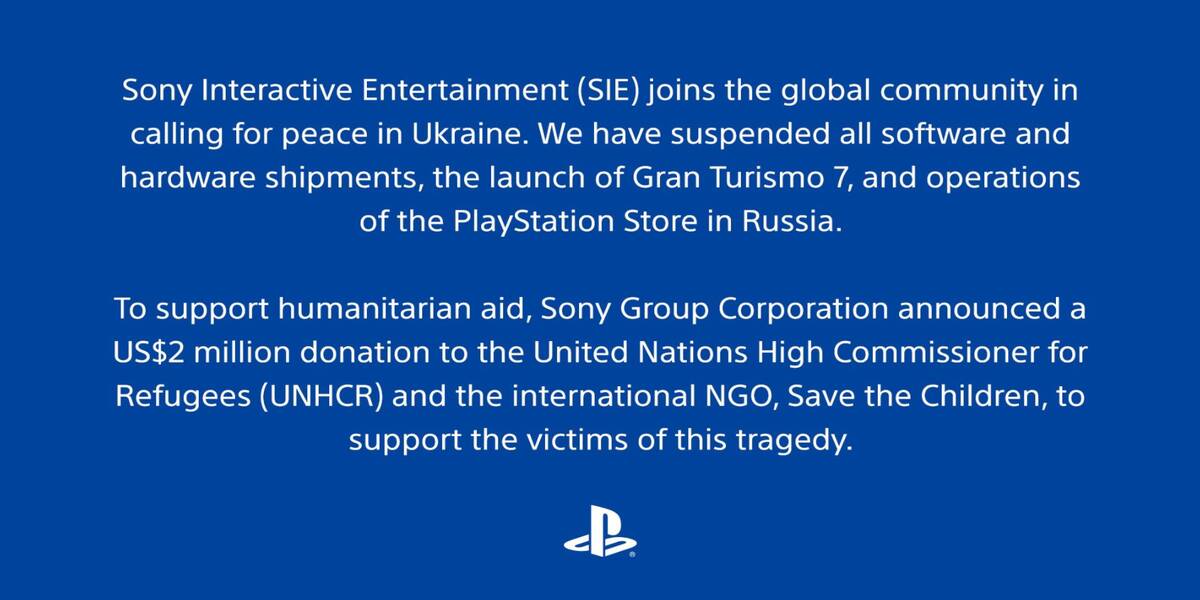 Sony Rusya Bölgesi Operasyonlarını Askıya Aldı